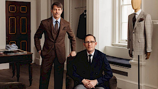 ‘People are bored of slumping around’: The British fashion house bringing back sharp suits